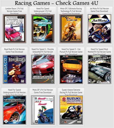 pc games com|Racing .